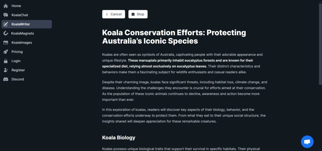 Koala AI App Article