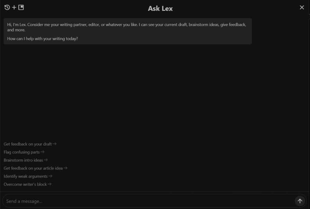 Lex App Ask AI