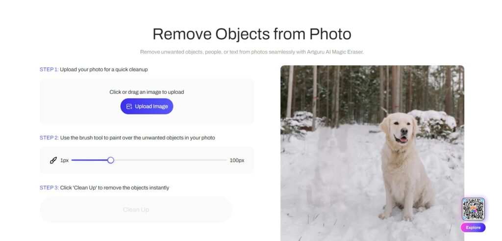 Artguru AI App Magic Eraser