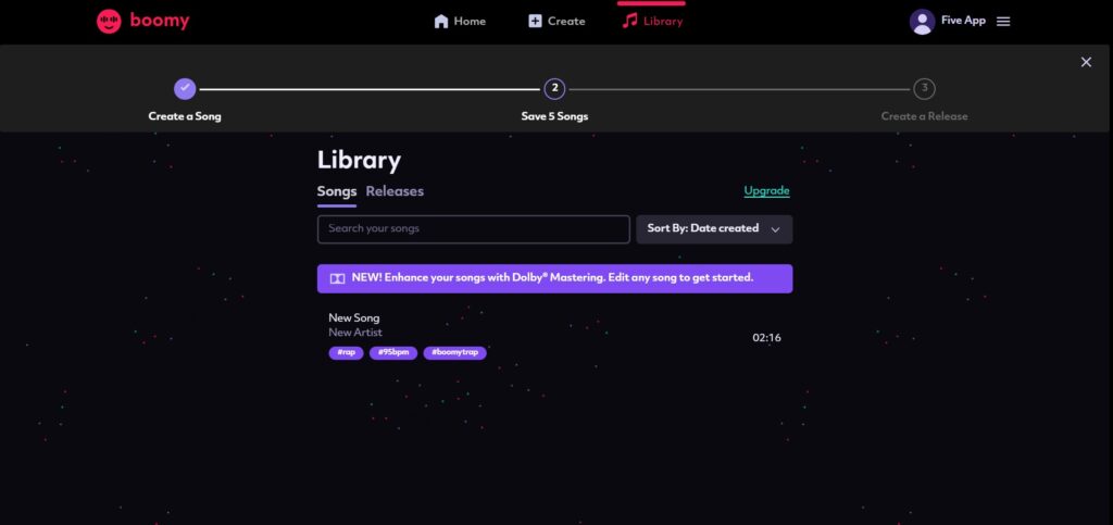 Boomy AI App Library