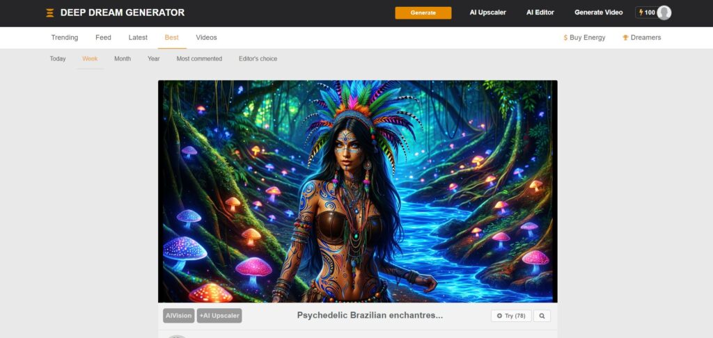 Deep Dream Generator AI App Best