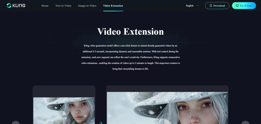 Kling AI App Video Extension