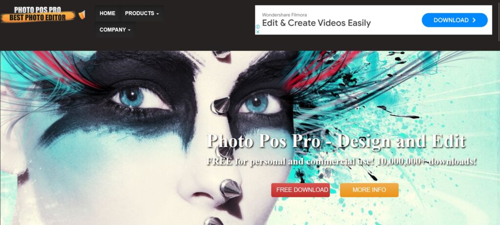 Photo Pos Pro App Homepage