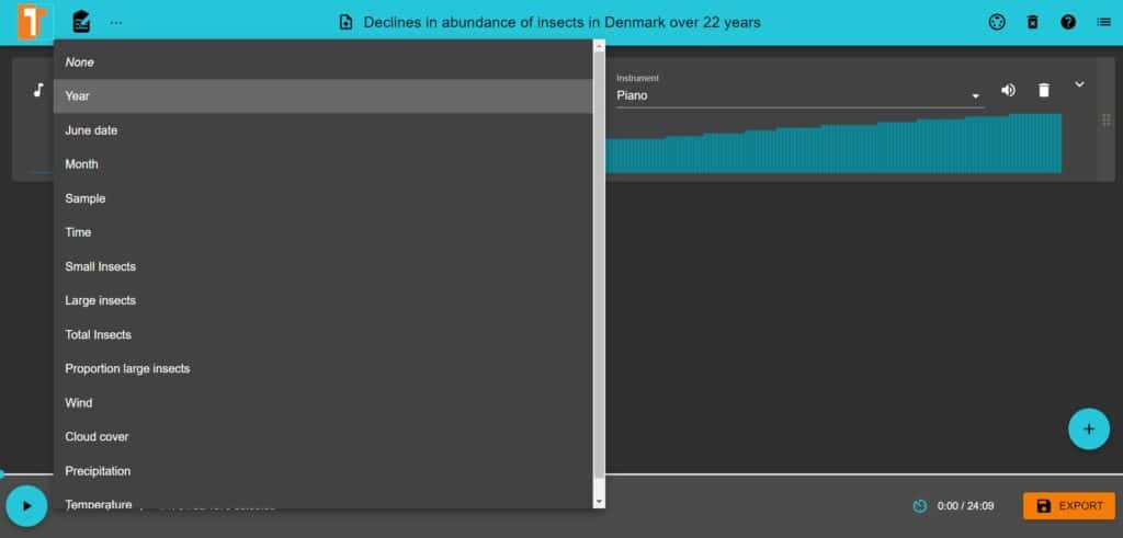 Sonify AI App Data Source