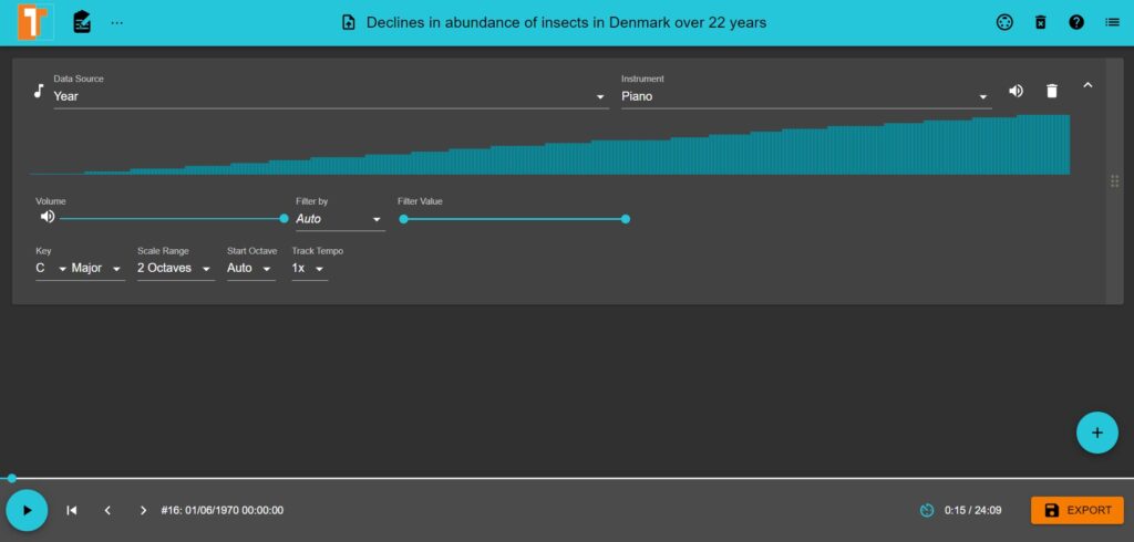 Sonify AI App Music Settings