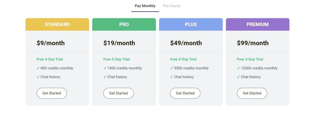 Stability AI App Pricing