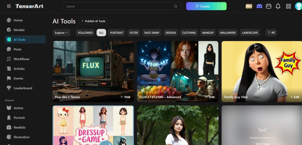 Tensor Art Ai App AI Tools