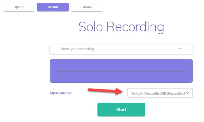 Alitu AI App Podcast Solo Recording