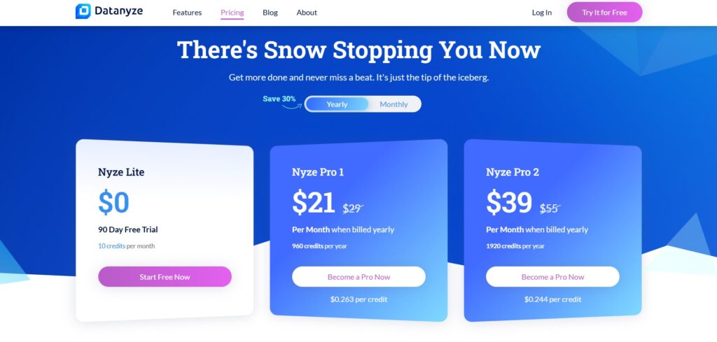 Datanyze AI App Pricing