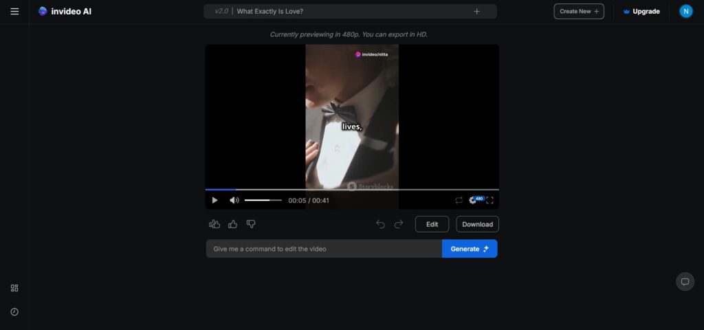 InVideo AI App Video Generation