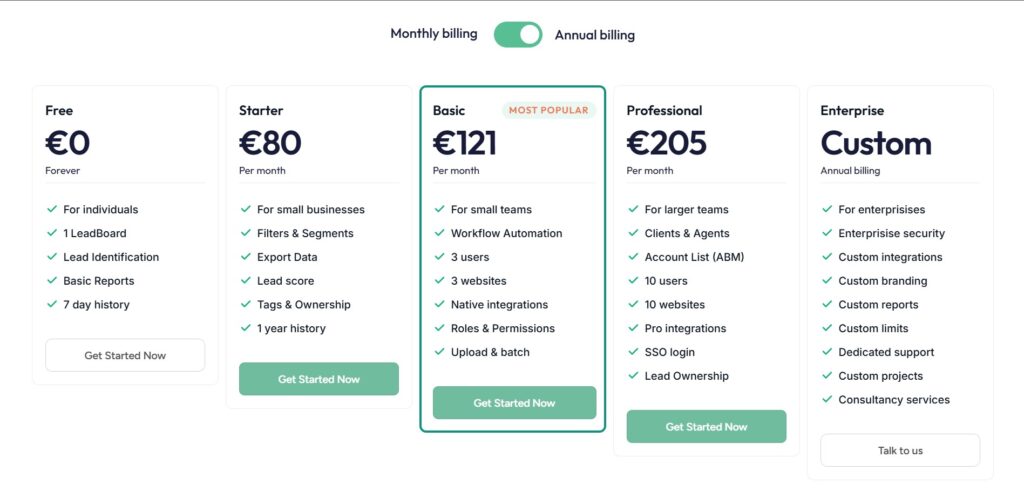 LeadBoxer AI App Pricing