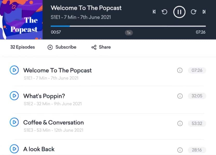 Podcast AI App Podcast Player