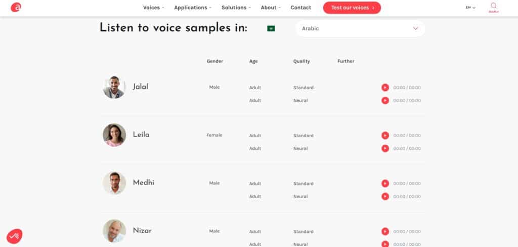 Acapela Group AI App Reporter Voice