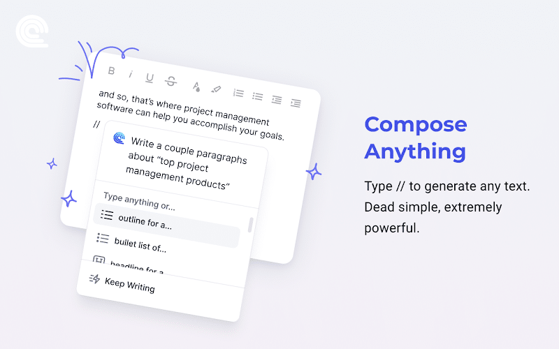 Compose AI App Compose Anything