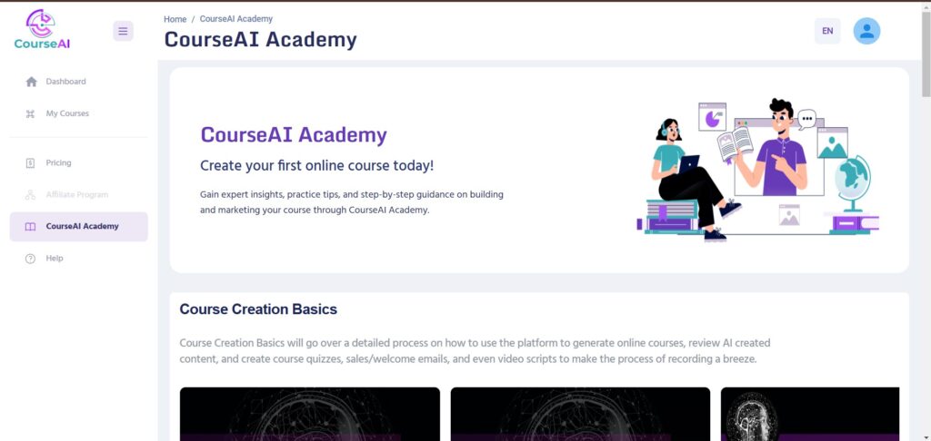 CourseAI App Course Academy