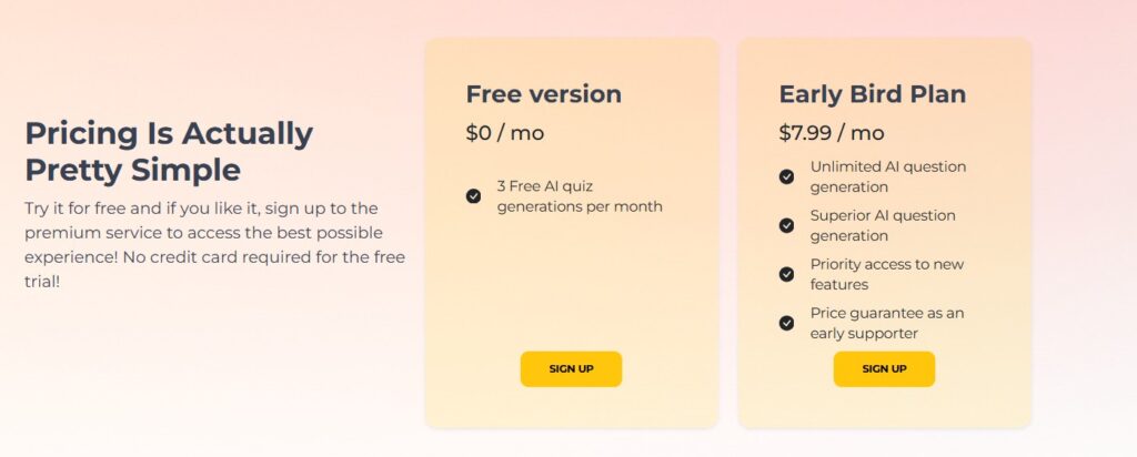 Yippity AI App pricing