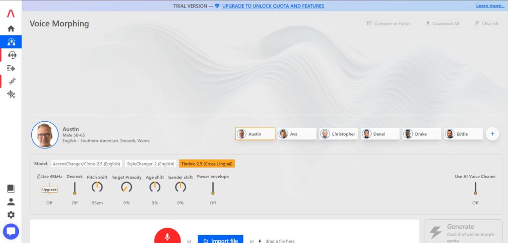 Altered AI App Speech to Speech