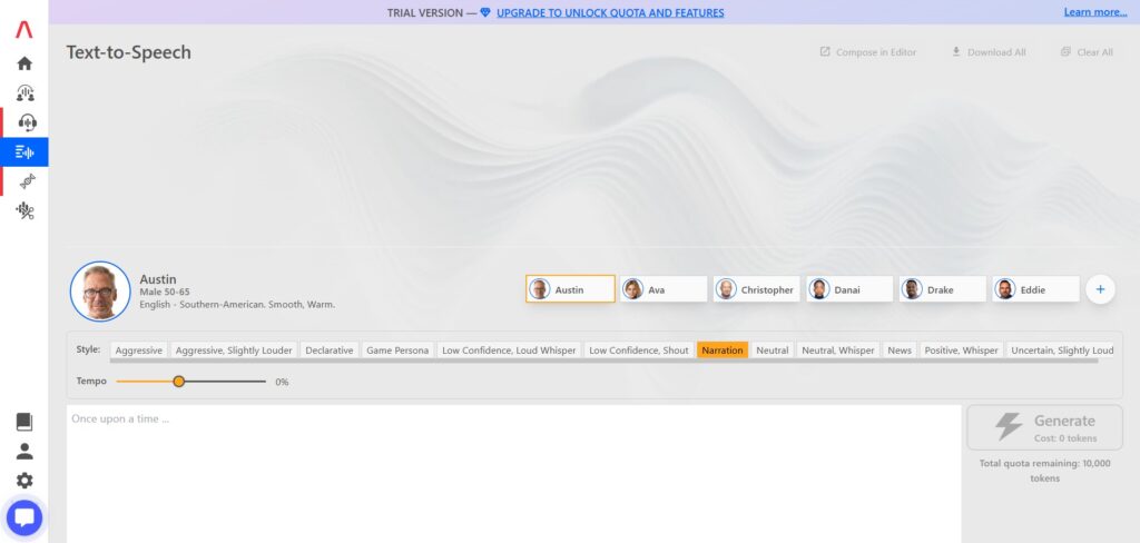 Altered AI App Text to Speech