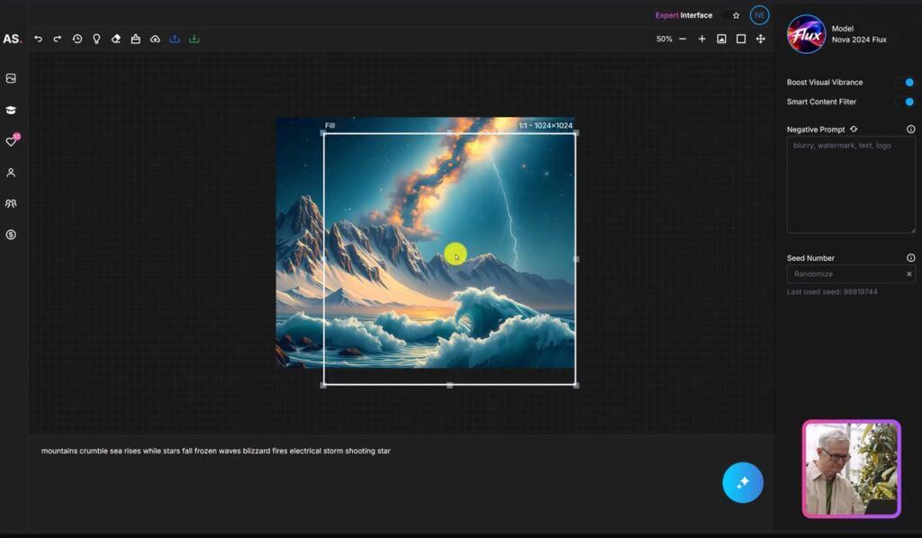 Artspace AI App Image Extender