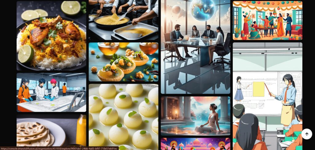 Bharat Diffusion AI App Generated Images