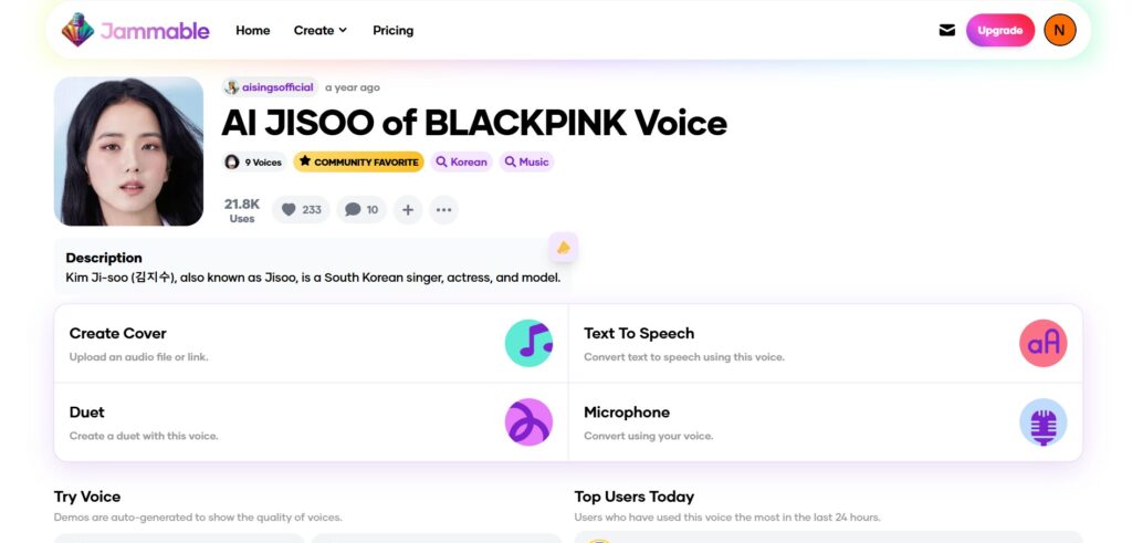 Jammable AI App Voice