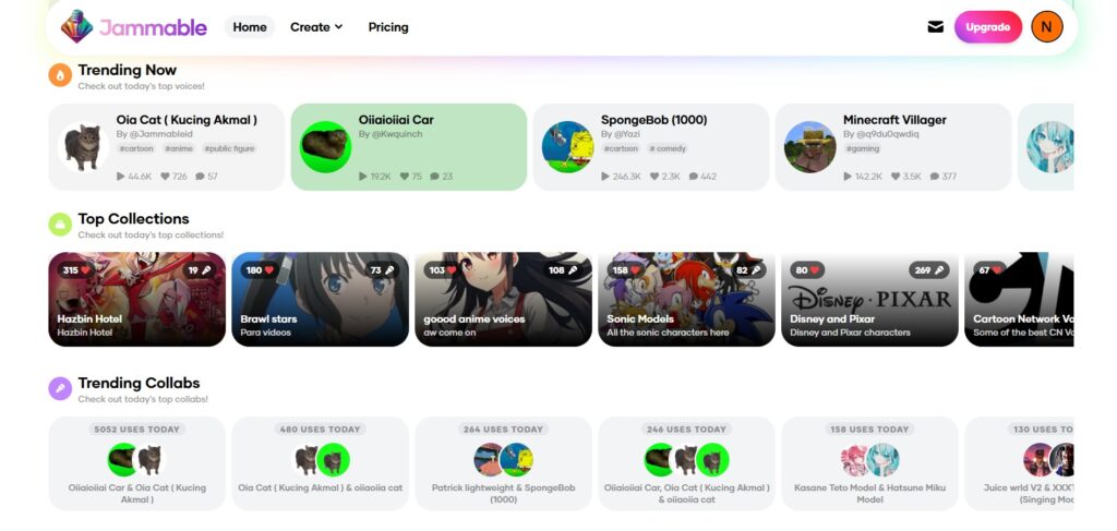 Jammable AI App Voices