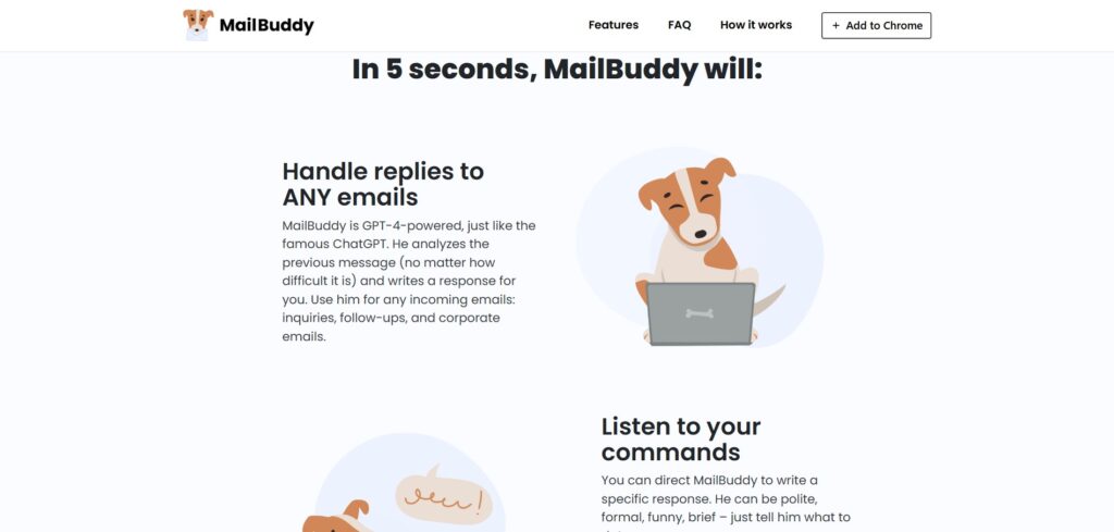 MailBuddy AI App Features