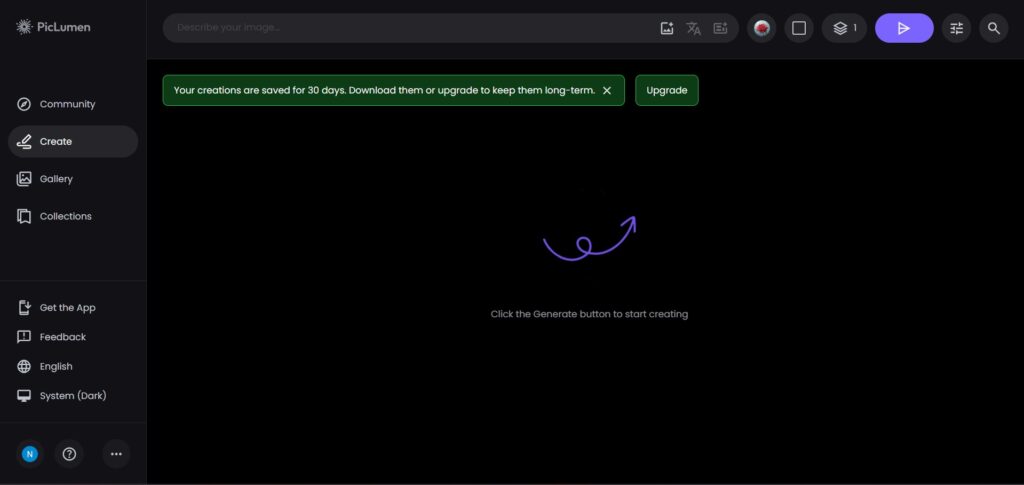 PicLumen AI App Create