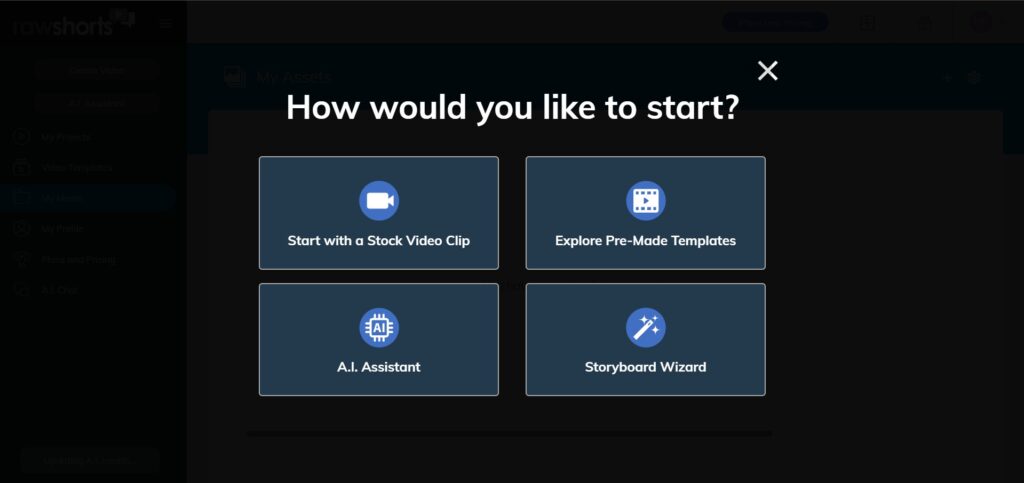 Raw Shorts AI App Video Creation