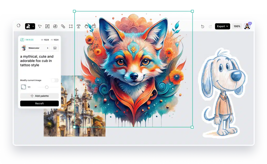 Recraft AI App Art Generator