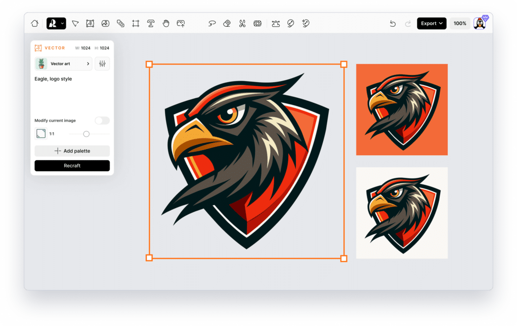 Recraft AI App Logos