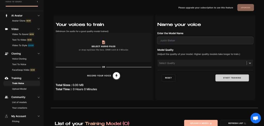 Voicemy AI App Training