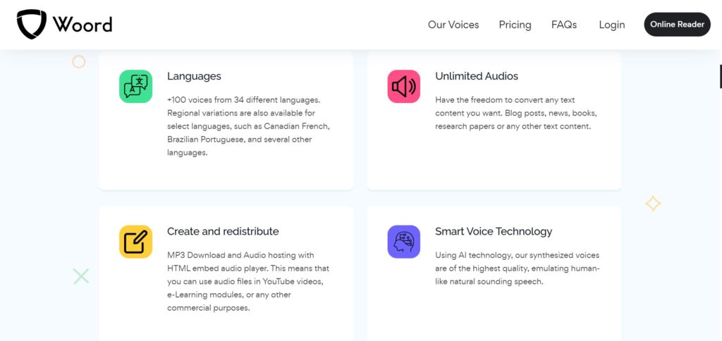 Woord AI App Features