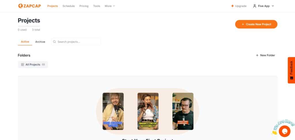 ZapCap AI App Projects