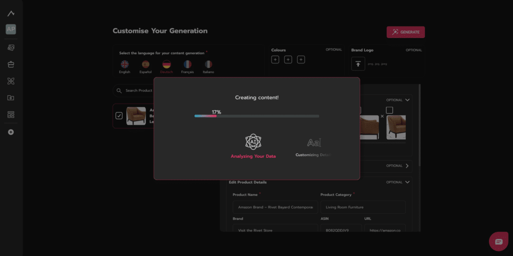 Zikhara AI App Content Generation