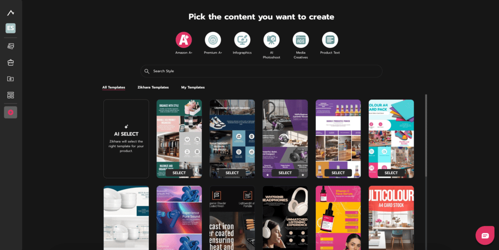 Zikhara AI App Template Section