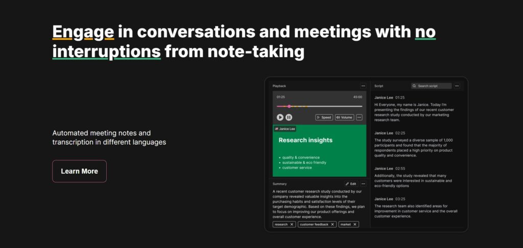 Byrdhouse AI App Transcriptions