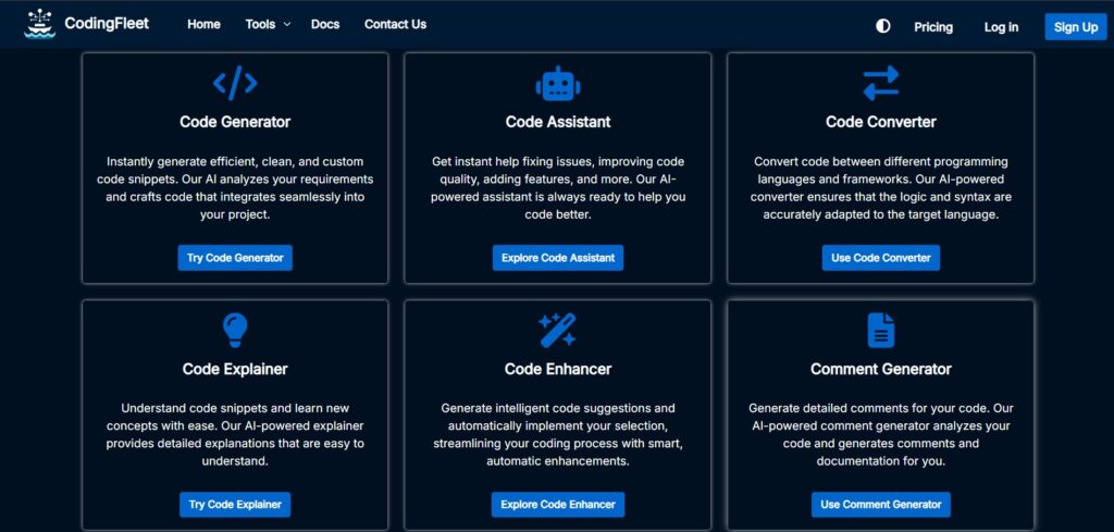 Codingfleet AI App Features