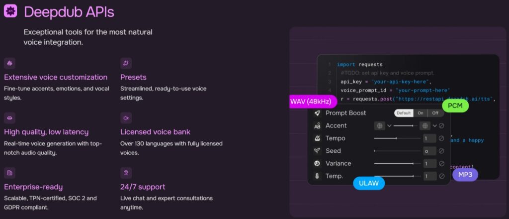 Deepdub AI App API