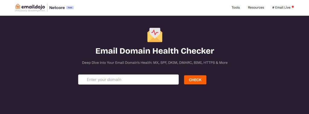 Emaildojo AI App Domain Health Checker
