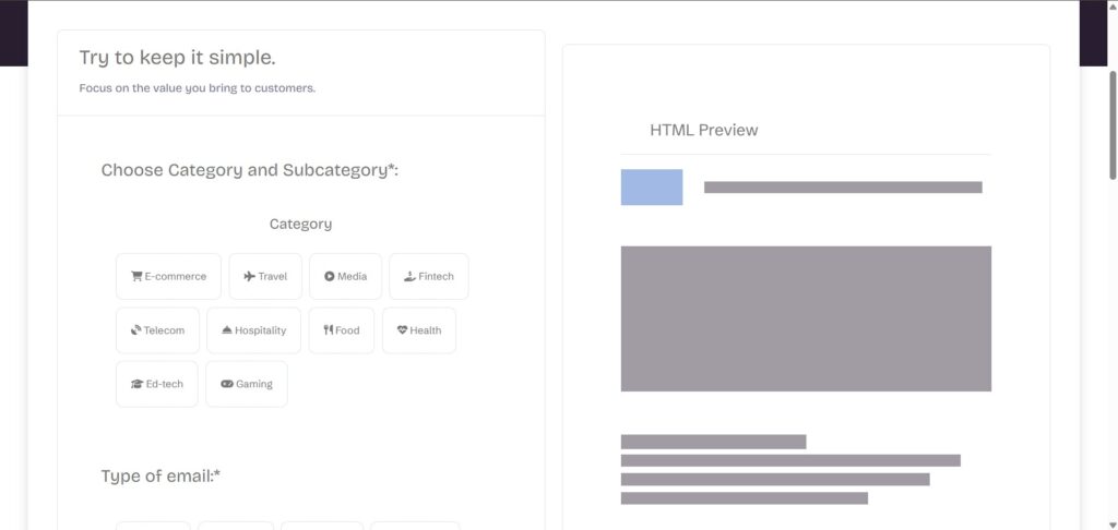 Emaildojo AI App Email Generator
