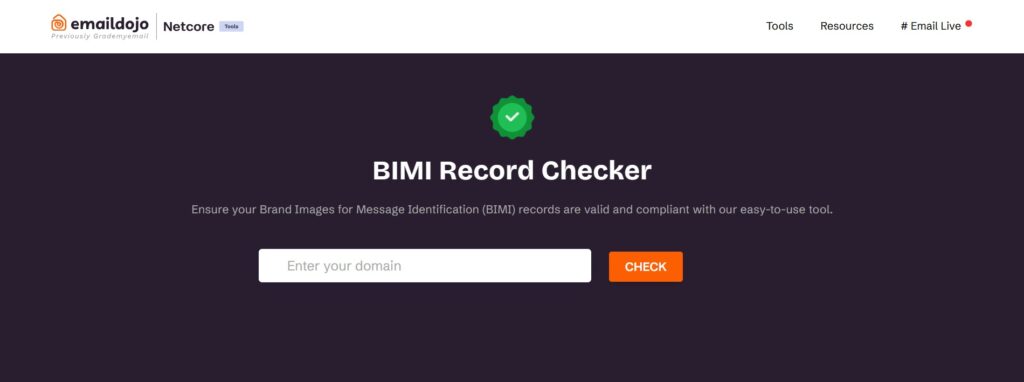 Emaildojo AI App NIMI Checker
