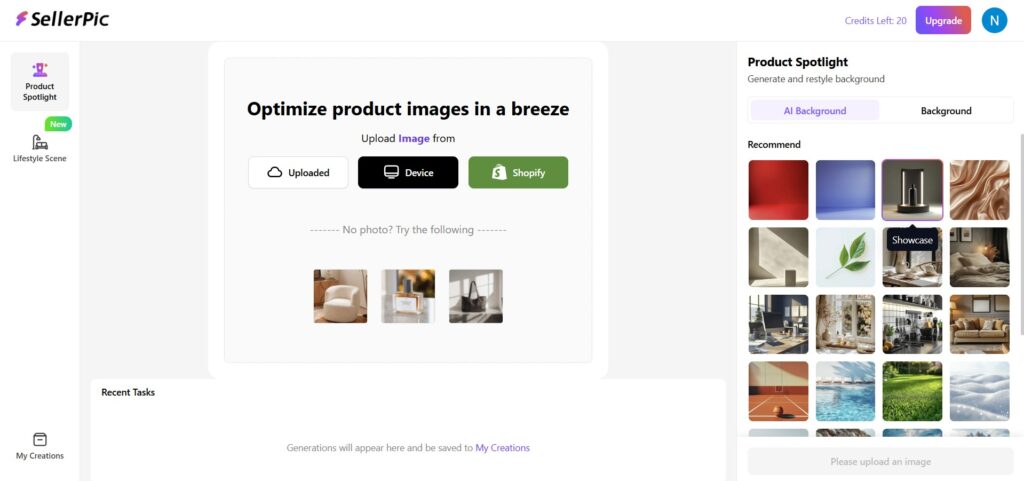 Seller Pic AI App Product Image