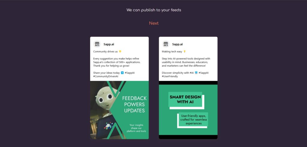 Tufa AI App Posts Generated