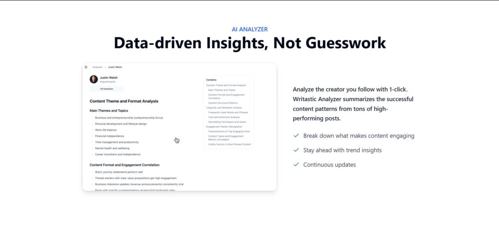 Writastic AI App Analyzer