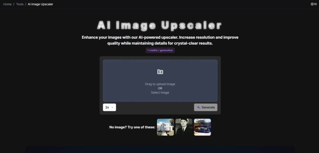 Fotol AI App Image Upscaler