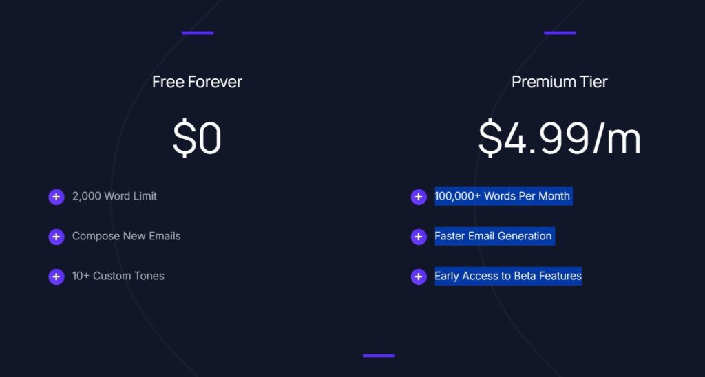 Mailr AI App Pricing