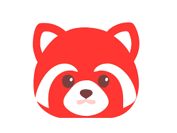 Red panda ai app logo