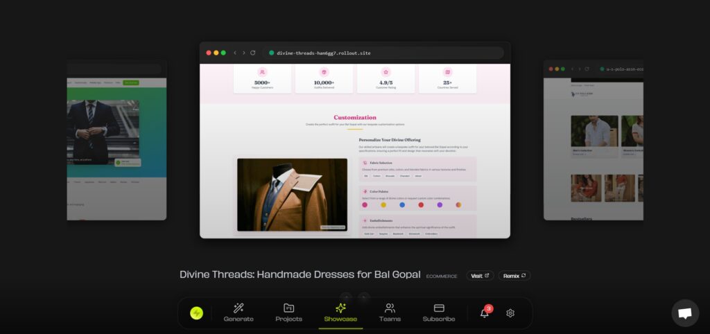 Rollout AI App Showcase