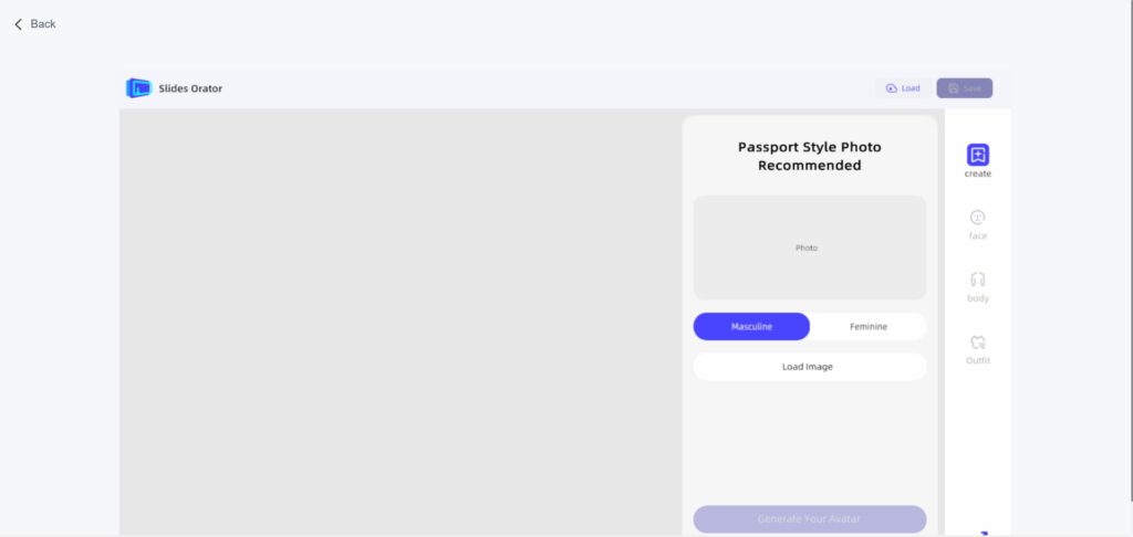 SlidesOrator AI App 3d Charecter Creatio